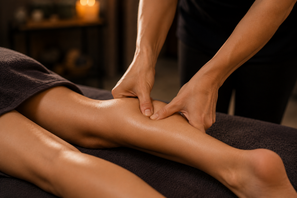 Massage Deep Tissue à Olivet, près d’Orléans massage profond mollets orleans